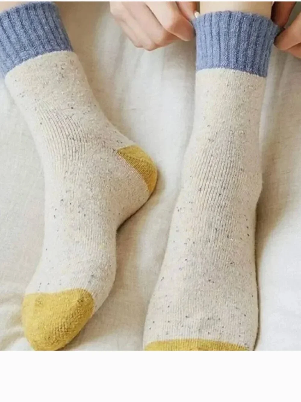 Warm wool winter socks